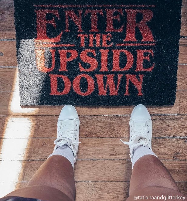 Stranger Things Enter The Upside Down Door Mat